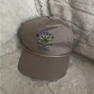 Vintage Woody's Tan Trucker Hat